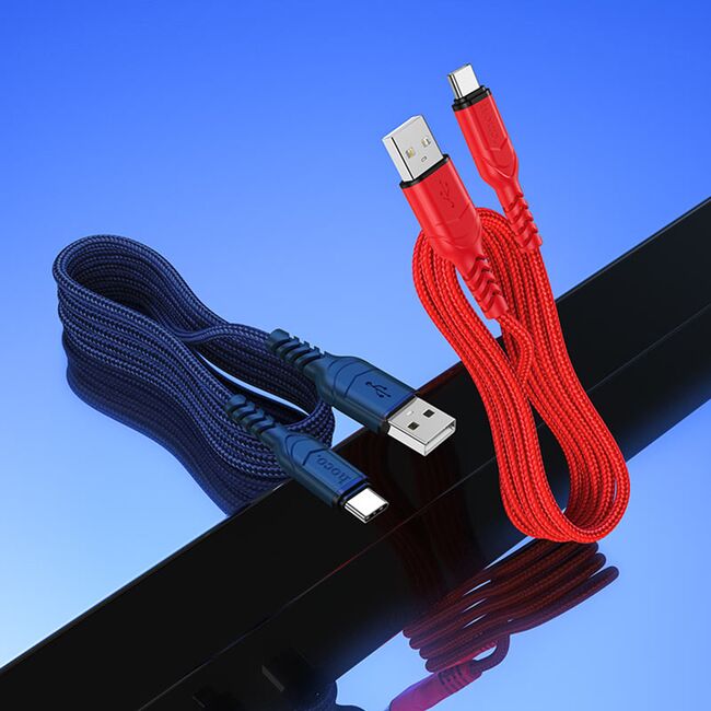 Cablu USB - USB Type-C Fast Charge 3A la USB-A Hoco X59, 1m, negru