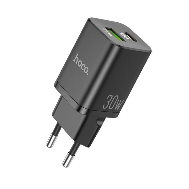 Incarcator Fast Charging USB Type-C, PD, Hoco N13, 30W, negru