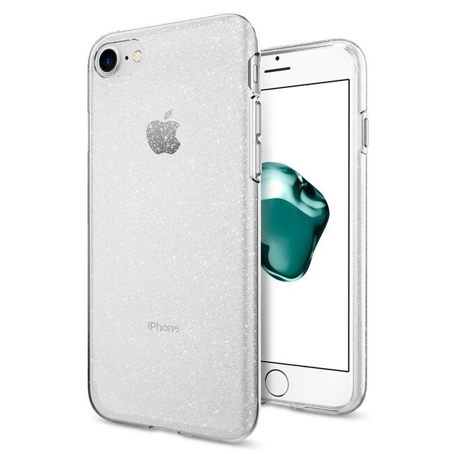 Husa iPhone 7 Spigen Liquid Crystal - Glitter - Crystal Quartz