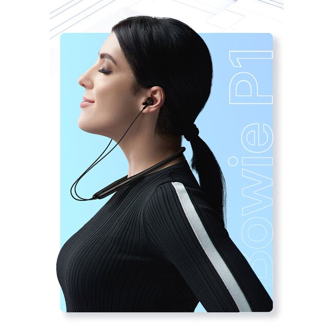 Casti in-ear wireless Bowie P1 Baseus, negru