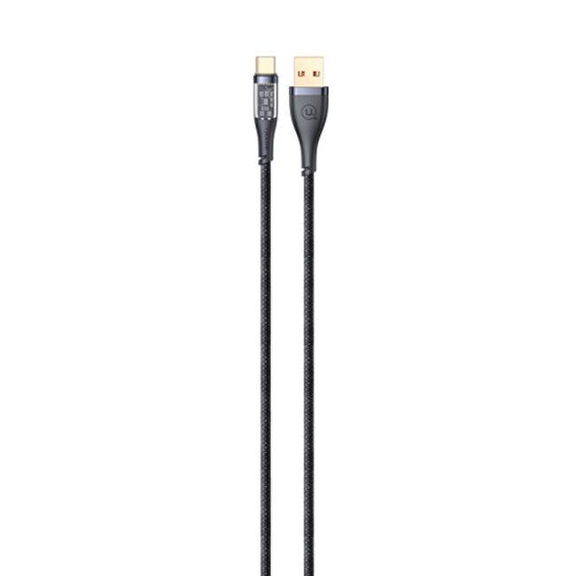 Cablu de date USB la Type-C 66W USAMS, negru, 1.2m, US-SJ572