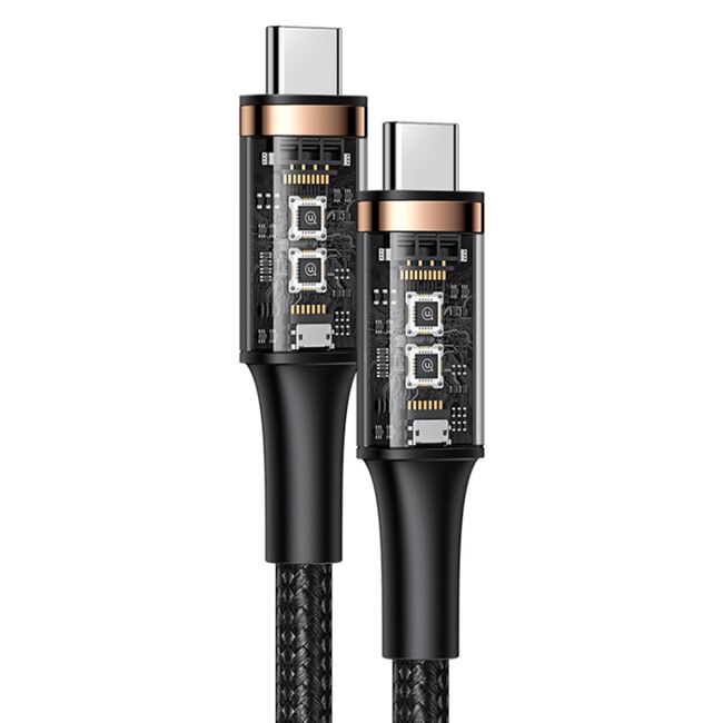 Cablu de date Type-C Super Fast Charge 100W USAMS U81, lungime 6m, negru