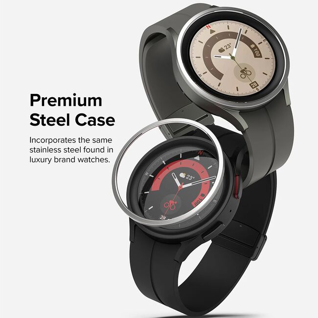 Rama Samsung Galaxy Watch5 Pro Ringke Bezel Styling, Stainless Silver