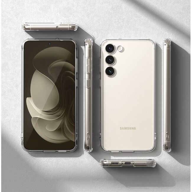 Husa Samsung Galaxy S23 Plus - Ringke Fusion, crystal clear