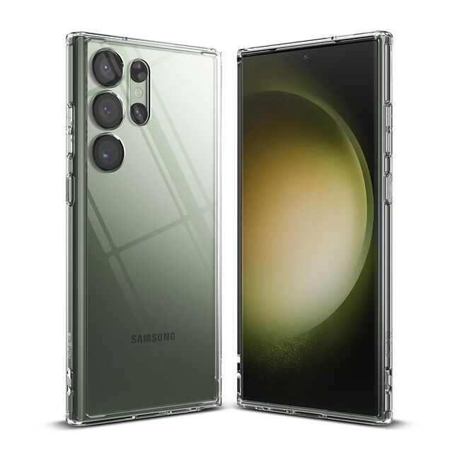 Husa Samsung Galaxy S23 Ultra - Ringke Fusion, crystal clear