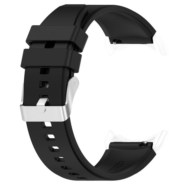 Curea ceas Techsuit - Watchband 20mm (W026) - Pixel Watch, Samsung Galaxy Watch 4, Active 1 / 2 (40 mm / 44 mm), Huawei Watch GT / GT 2 / GT 3 (42 mm) - negru