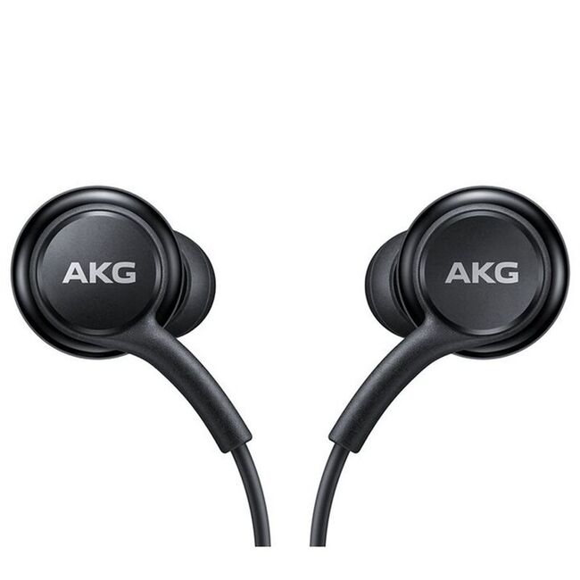 Casti in-ear originale Samsung AKG, Type-C, microfon, negru