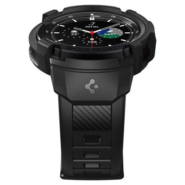 [Pachet husa + curea] Samsung Galaxy Watch4 Classic 46mm Spigen Rugged Armor Pro, negru