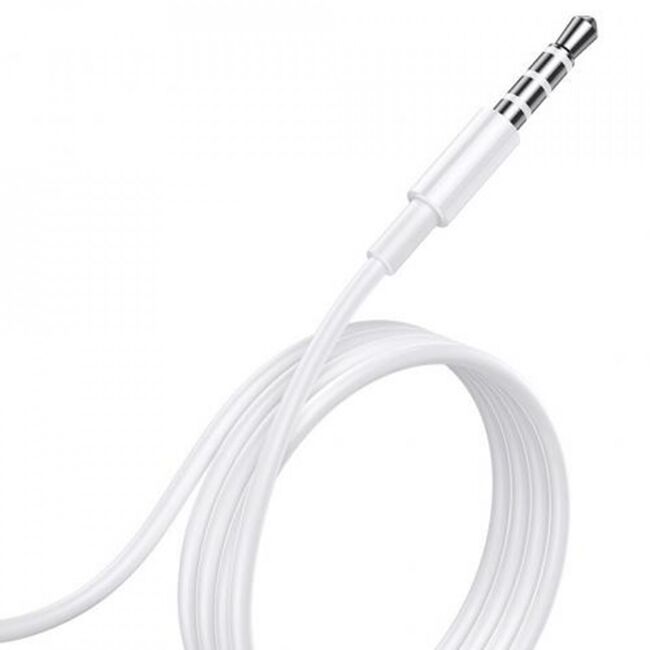 Casti in-ear cu microfon, mufa jack 3.5mm, 1.2m (ep-41), usams- alb