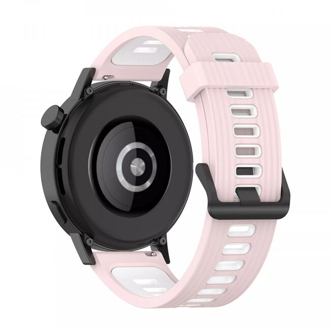 Curea smartwatch samsung galaxy watch (46mm) / watch 3 / gear s3, huawei watch gt / gt 2 / gt 2e / gt 2 pro / gt 3 (46 mm), techsuit w002 - roz