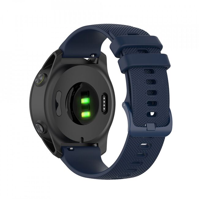 Curea smartwatch samsung galaxy watch 4, galaxy watch active 1 / 2 (40 mm / 44 mm), huawei watch gt / gt 2 / gt 3 (42 mm), techsuit w006 - albastru