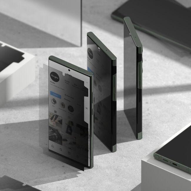 Folie protectie pentru Samsung Galaxy S23 Ultra Ringke Dual Easy Privacy