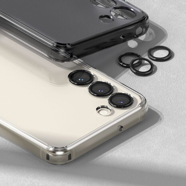 Folie Protectie camera pentru Samsung Galaxy S23 / S23+ Plus RINGKE FRAME GLASS - Negru
