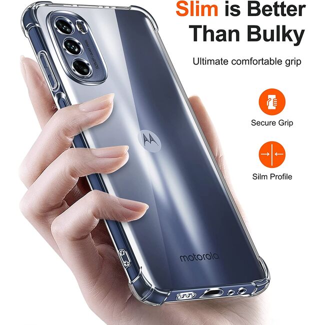 Husa pentru Motorola Moto G62 Anti-Shock 1.5mm, transparent