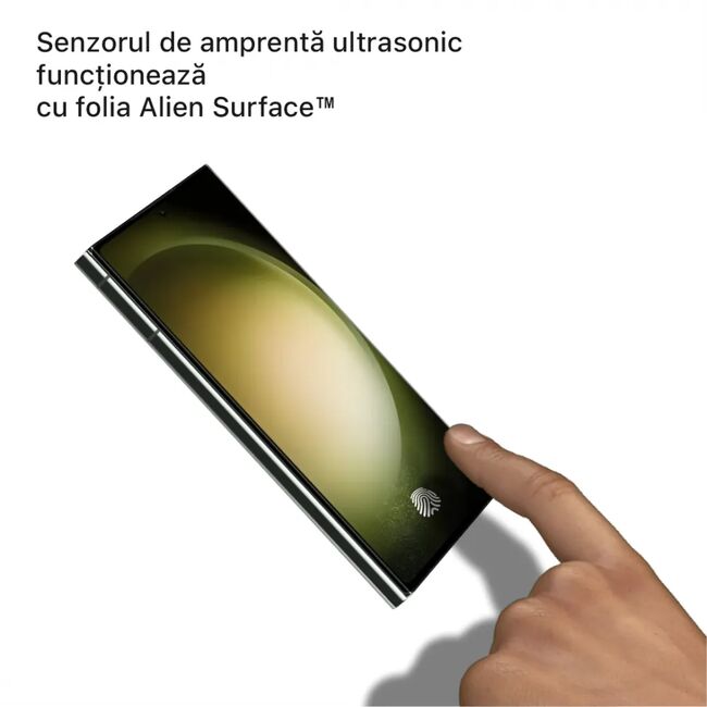 Folie 360° Samsung Galaxy S23 Ultra Alien Surface ecran, spate, laterale, camera, transparenta