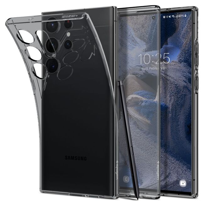 Husa pentru Samsung Galaxy S23 Ultra Spigen Liquid Crystal - Space Crystal