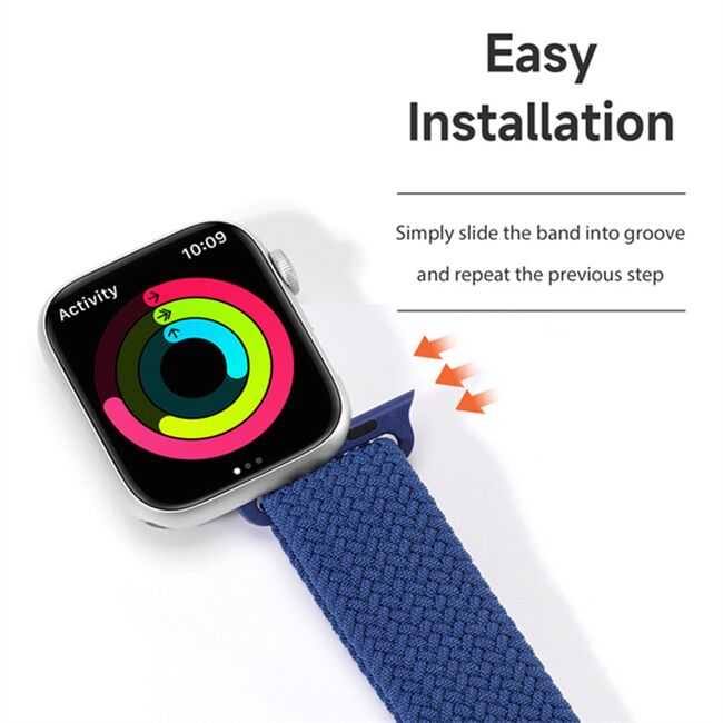 Curea Apple Watch 1 / 2 / 3 / 4 / 5 / 6 / 7 / 8 / SE / SE 2 / Ultra (42 mm / 44 mm / 45 mm / 49 mm) Dux Ducis Mixture II Version, Rainbow