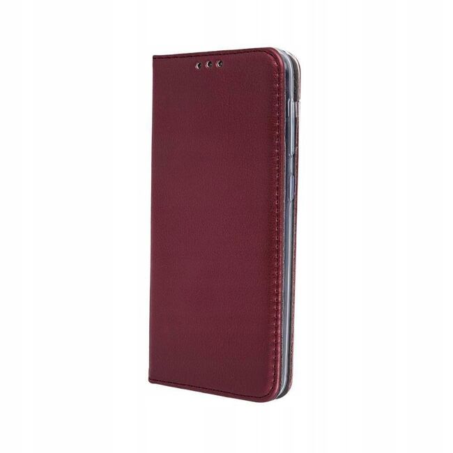 Husa pentru Motorola Moto G62 Wallet tip carte, burgundy