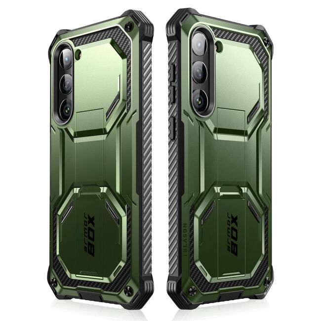 [Pachet 360°] Husa + folie Samsung Galaxy S23 I-Blason Armorbox, verde