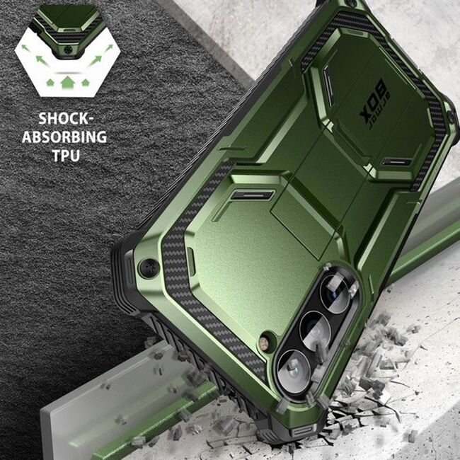 [Pachet 360°] Husa + folie Samsung Galaxy S23 I-Blason Armorbox, verde