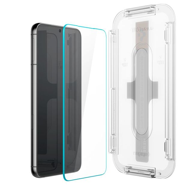 [Pachet 2x] Folie Samsung Galaxy S23 Plus Spigen Glas.tR EZ Fit, transparenta