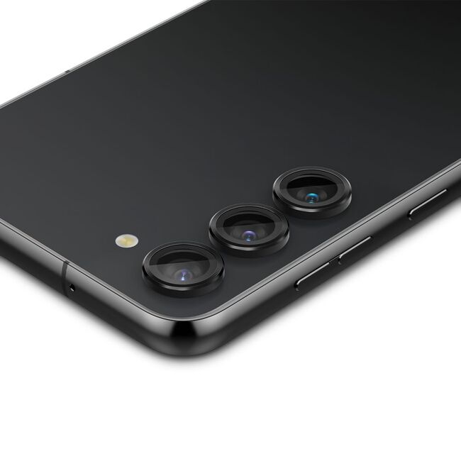 [Pachet 2x] Folie sticla camera Samsung Galaxy S23 Spigen Glas.tR Optik Pro EZ FIT, negru