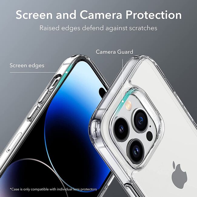Husa iPhone 14 Pro ESR Air Shield Boost Kickstand, transparenta