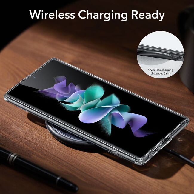 Husa Samsung Galaxy S23 Ultra ESR Air Shield Boost Kickstand, transparenta