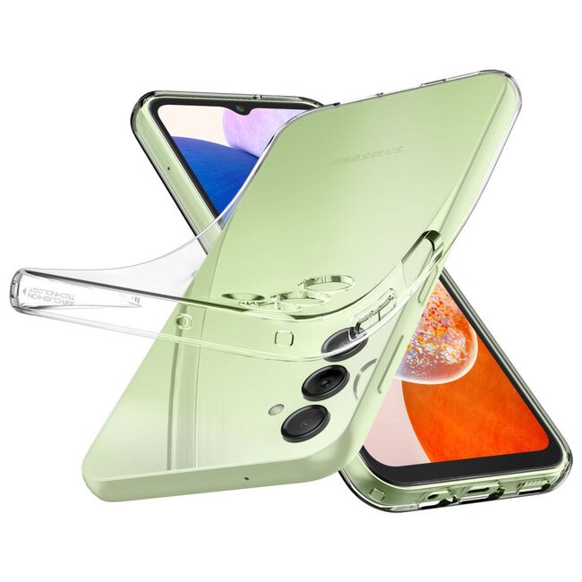 Husa Samsung Galaxy A14 4G, 5G Spigen Liquid Crystal, transparenta