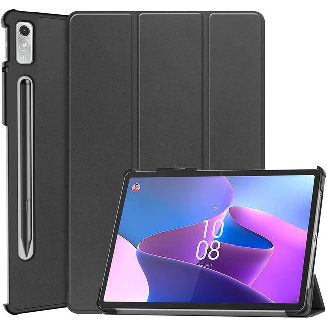 Husa tableta Lenovo Tab P11 Pro Gen 2 11.2 inch ProCase Smart Ultralight de tip stand, negru + stylus