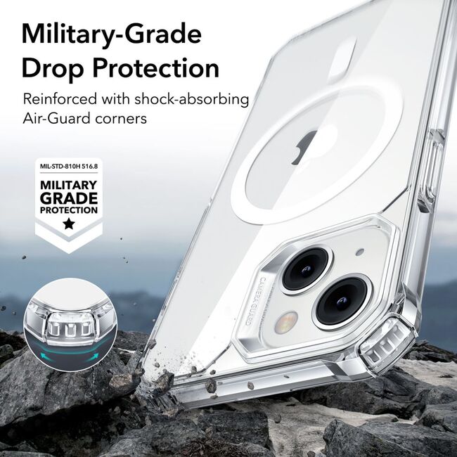 Husa iPhone 13 ESR Air Armor HaloLock, transparenta