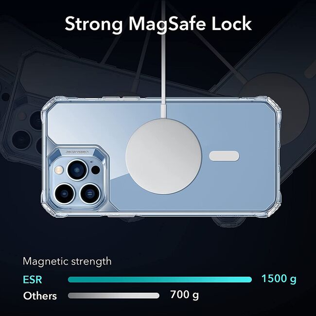 Husa iPhone 13 Pro Max ESR Air Armor HaloLock, transparenta