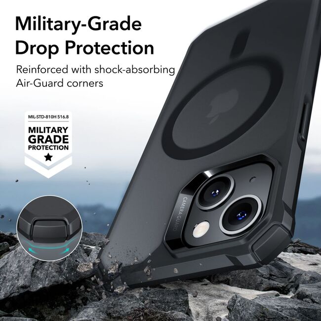 Husa iPhone 14 Pro Max ESR Air Armor HaloLock, negru