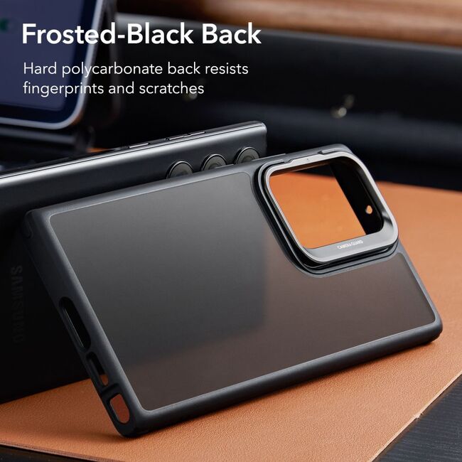Husa Samsung Galaxy S23 Ultra ESR Classic Kickstand, negru frost