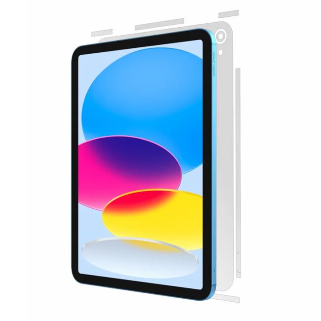 Folie protectie Alien Surface pentru iPad 10 (2022) 10.9" -  [Ecran, Margini, Spate] - Transparent