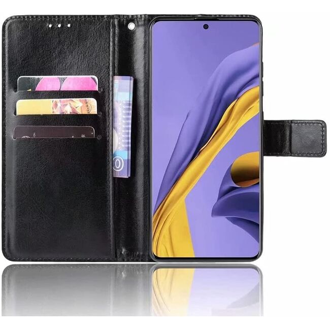 Husa pentru Motorola Moto G53 Wallet tip carte, negru