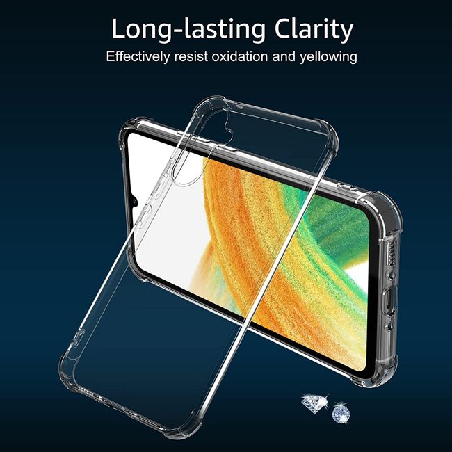 Husa pentru Samsung Galaxy A34 5G Anti-Shock 1.5mm, transparent