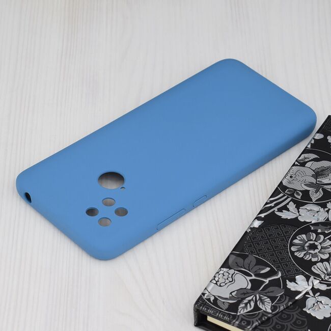 Husa Xiaomi Poco C40 Soft Edge Silicone, albastru