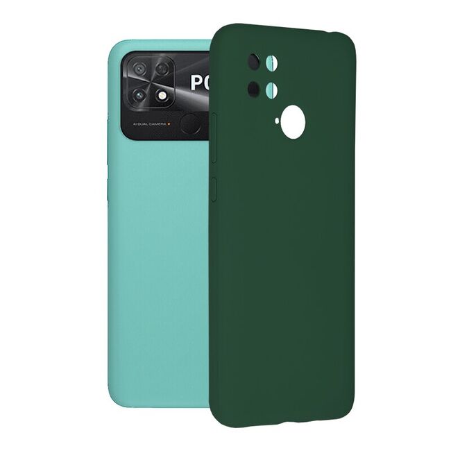 Husa Xiaomi Poco C40 Soft Edge Silicone, verde