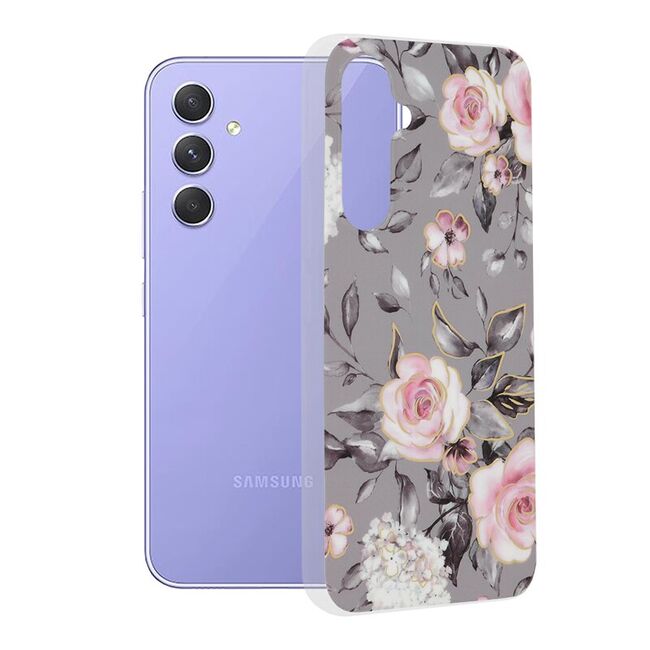 Husa Samsung Galaxy A54 Marble, Bloom of Ruth Gray