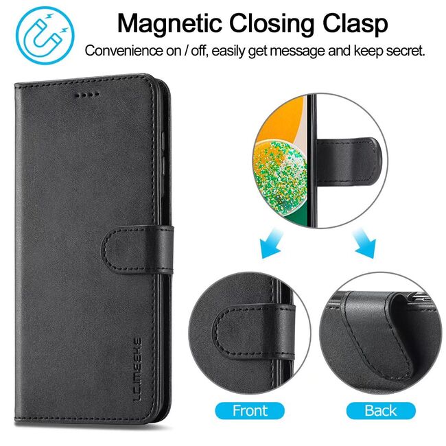 Husa pentru Samsung Galaxy A34 5G Wallet tip carte, negru