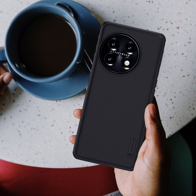 Husa OnePlus 11 Nillkin - super frosted shield - negru