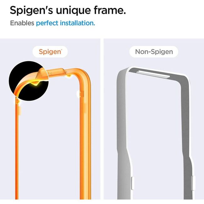 Pachet 2 x Folie sticla pentru Samsung Galaxy A54 Spigen - glass.tr align master (2 pack) - clear
