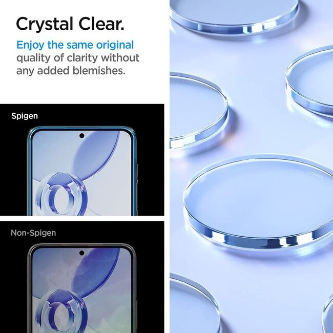 Pachet 2 x Folie sticla pentru Samsung Galaxy A54 Spigen - glass.tr align master (2 pack) - clear