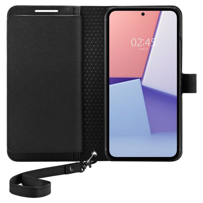 Husa Samsung Galaxy A54 tip carte Spigen - wallet s plus - negru