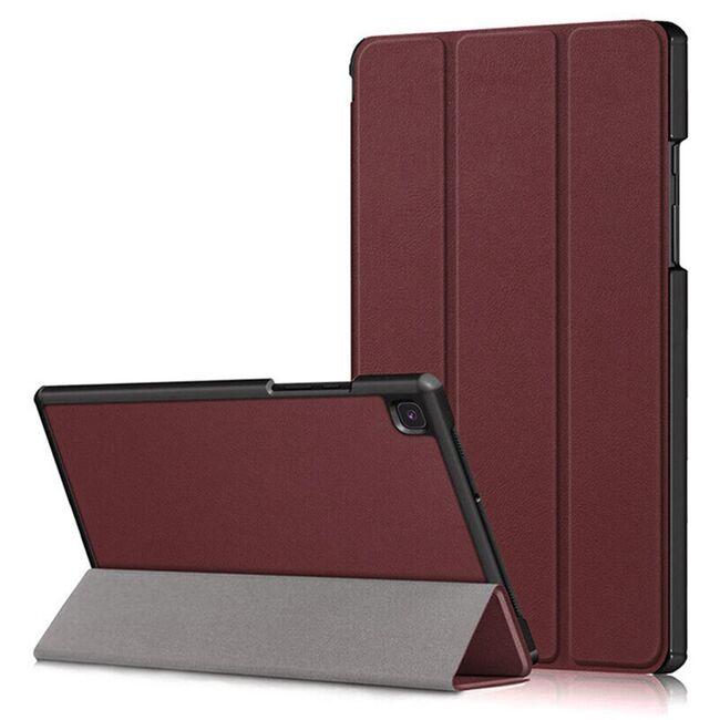 Husa tableta Lenovo Tab P11 Gen 2 11.5 inch TB-350 Smart Ultralight de tip stand, burgundy