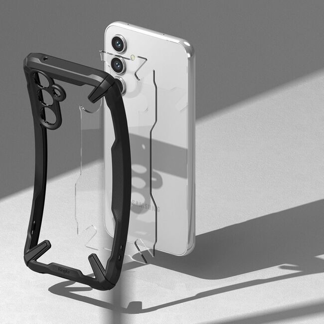 Husa pentru Samsung Galaxy A54 Ringke - fusion X, negru/transparent