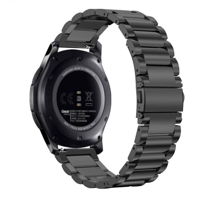 Curea ceas - Watchband 20mm (w010) - samsung galaxy watch 4, galaxy watch active 1 / 2 (40 mm / 44 mm), huawei watch gt / gt 2 / gt 3 (42 mm) - silver