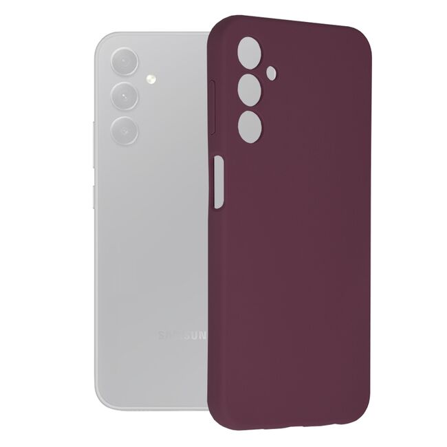 Husa Samsung Galaxy A24 - soft edge silicone - plum violet