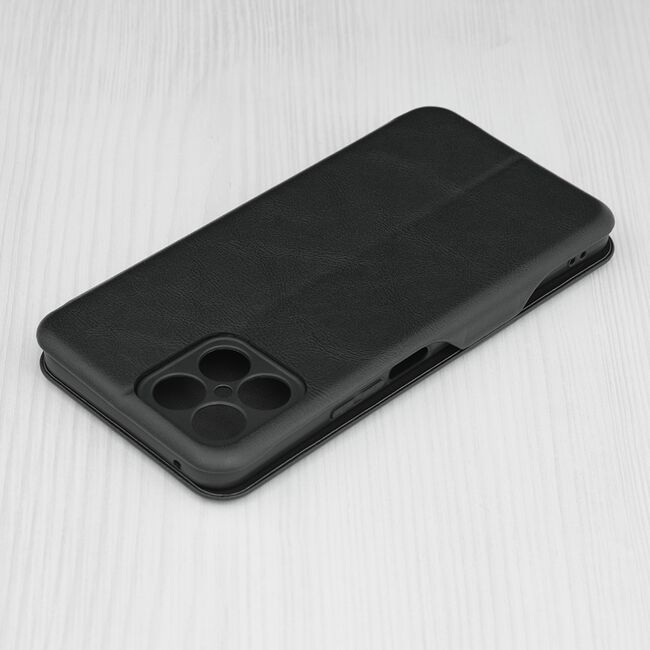 Husa Honor X8 tip carte - safe wallet plus magnetic, negru